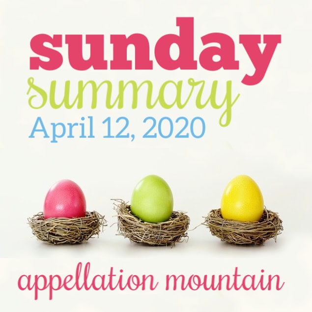 Sunday Summary: 4.12.20