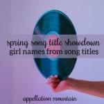 Spring Song Title Showdown: SemiFinals