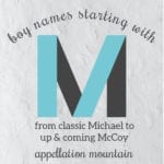 boy names starting with M