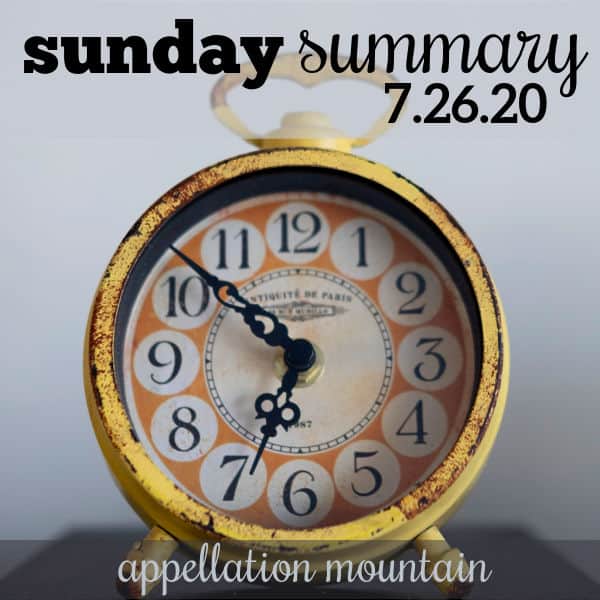 Sunday Summary 7.26.20