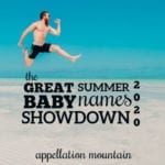 Summer Baby Names Showdown 2020: Boys Final