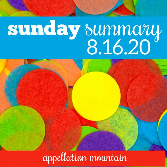 Sunday Summary 8.16.20
