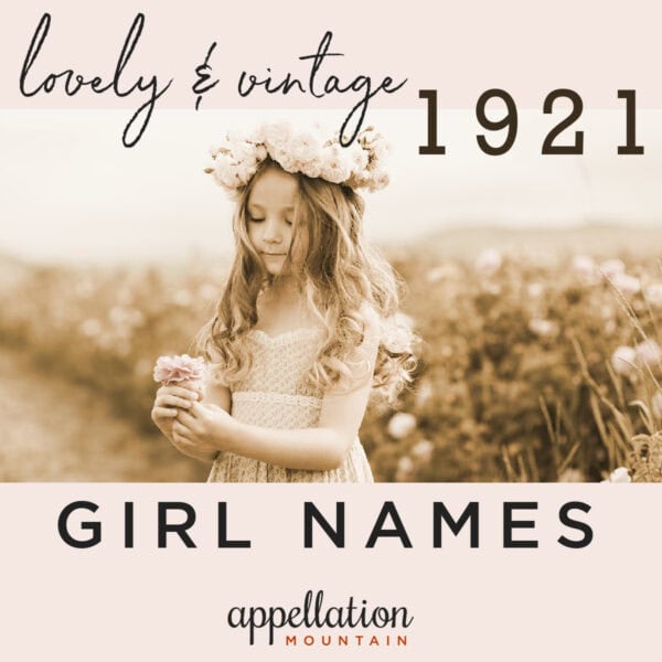 1921 girl names