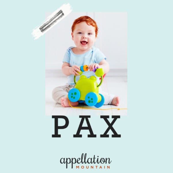 baby name Pax