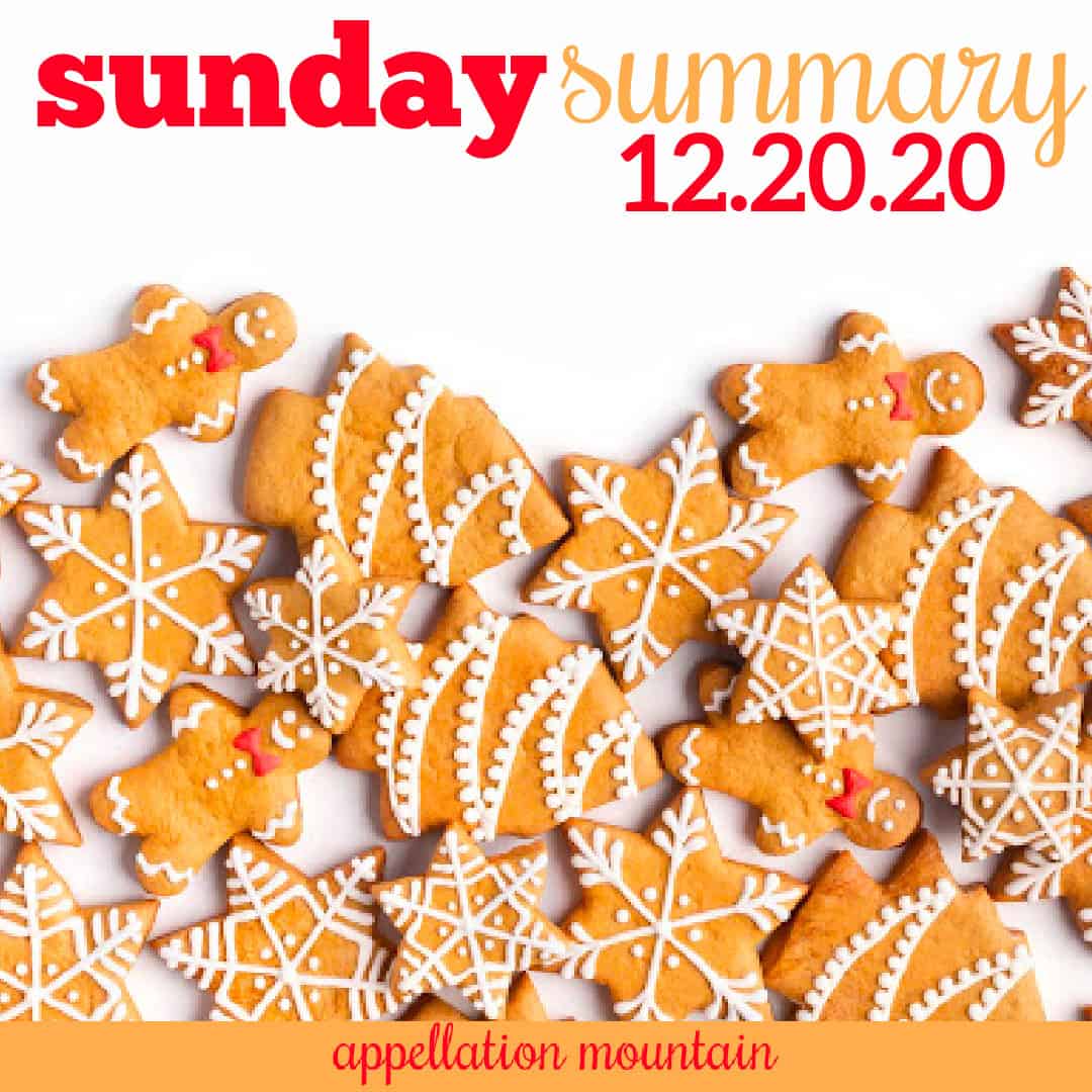 Sunday Summary: 12.20.20