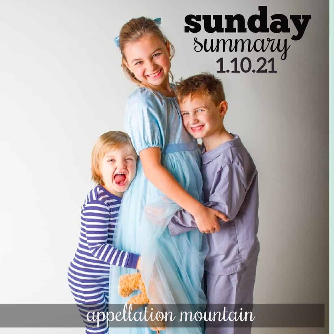 Sunday Summary: 1.10.21