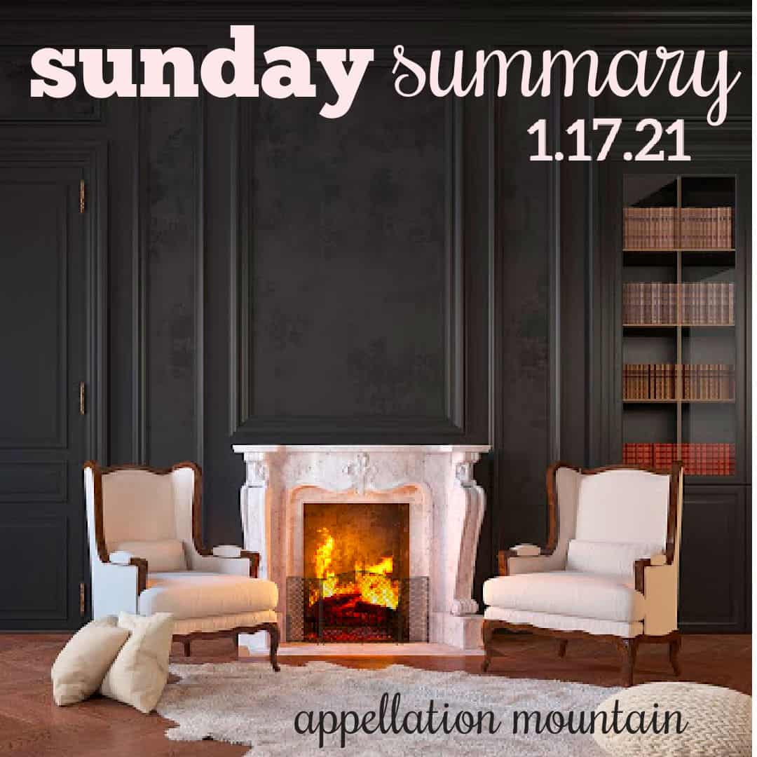 Sunday Summary: 1.17.21