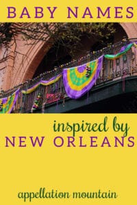 baby names inspired by Mardi Gras
