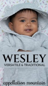 baby name Wesley