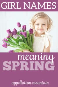 girl names inspired by spring