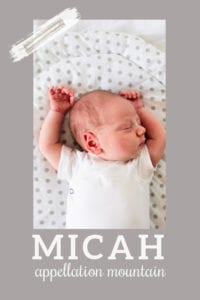 baby name Micah