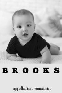baby name Brooks