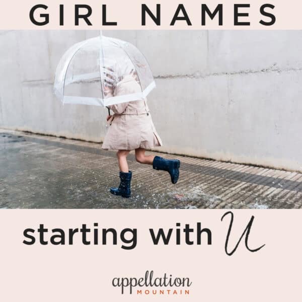 girl names starting with U