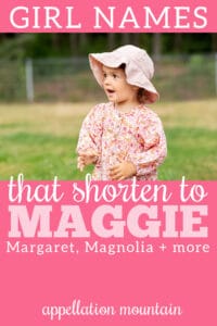 formal names for Maggie