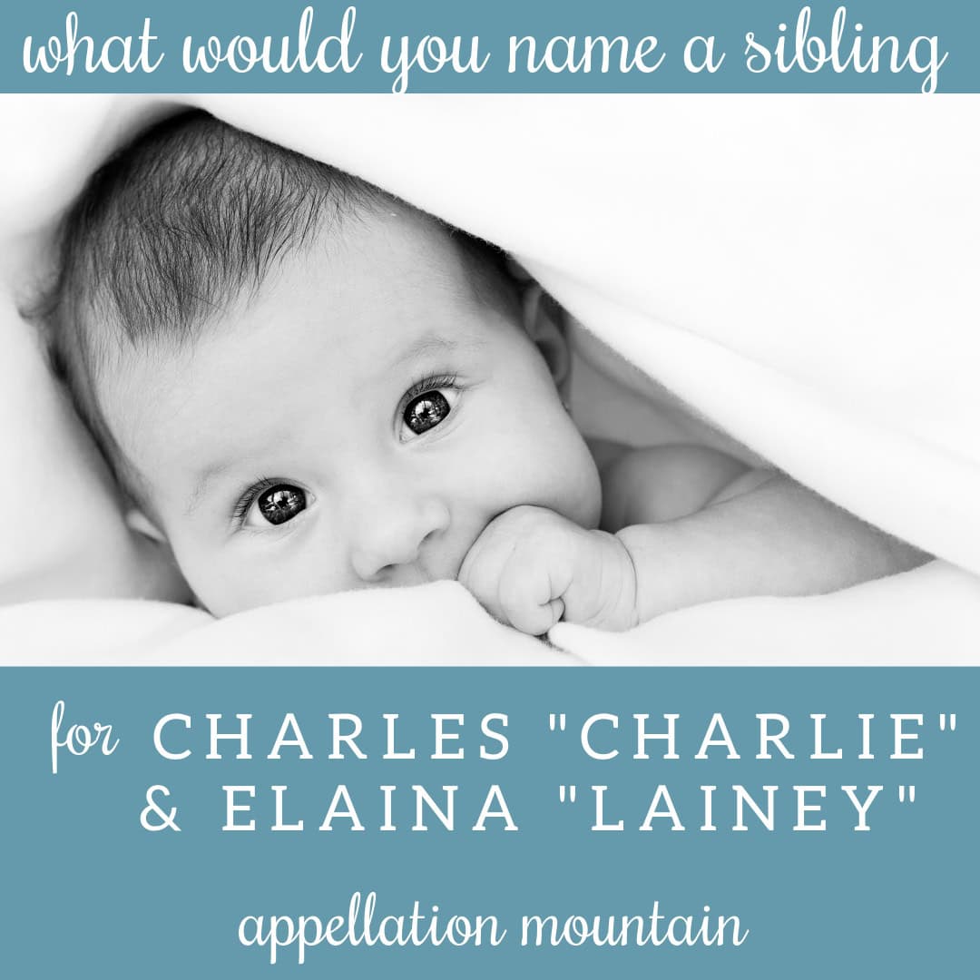 Name Help: Sibling for Charile and Lainey