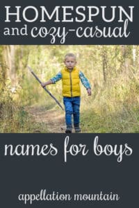 homespun boy names
