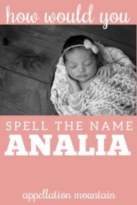 Name Help: Analia