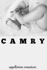 baby name Camry