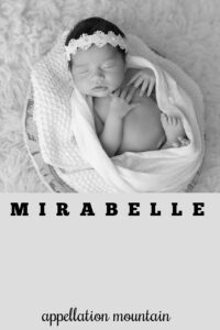 baby name Mirabelle