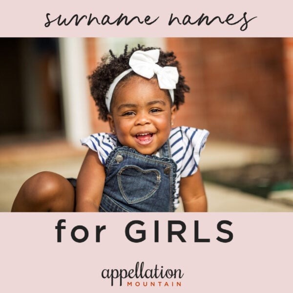 popular and rare surname names for girls