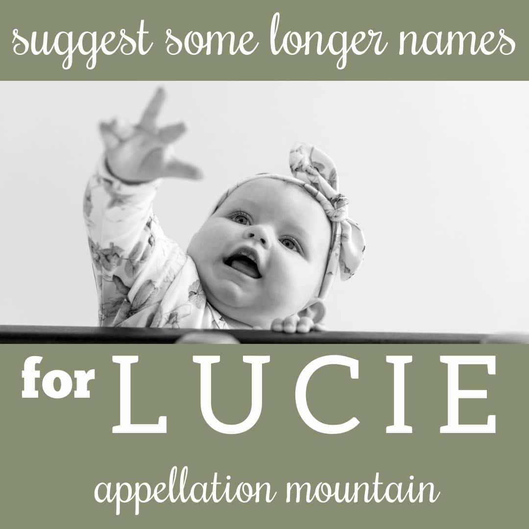 longer names for Lucie