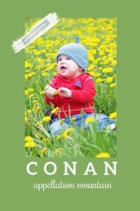 baby name Conan