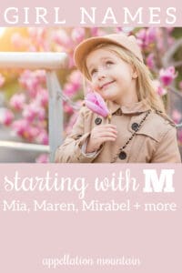 girl names starting with M