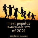 Most Popular Name Lists 2021