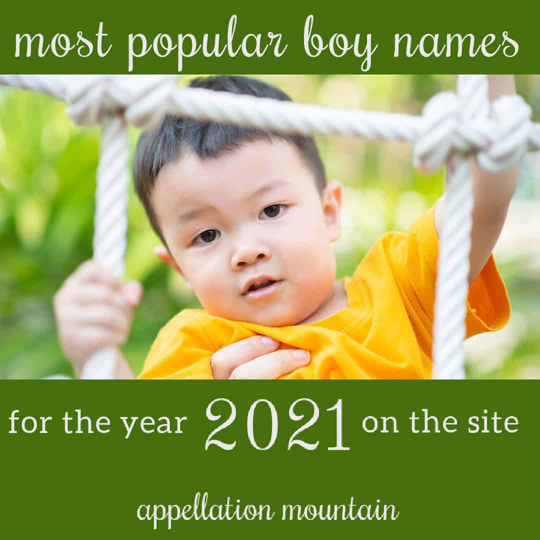 top boy names 2021