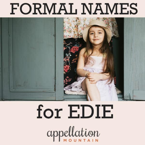 formal names for Edie