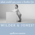 Name Help: A Brother for Wilder and Jones