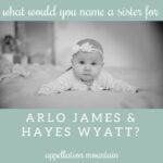 Name Help: A Sister for Arlo and Hayes