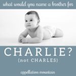 Name Help: A Brother for Charlie