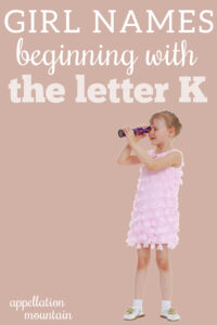girl names starting with K
