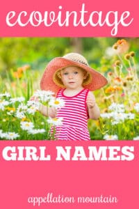 ecovintage girl names
