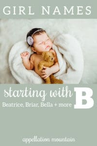 girl names starting with B