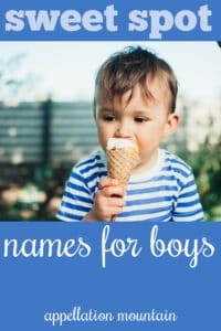 sweet spot boy names