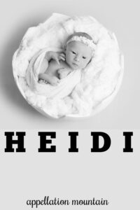 baby name Heidi