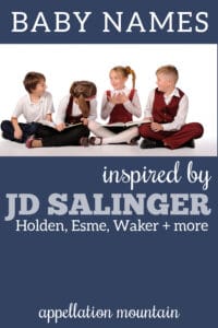 Salinger Character Names