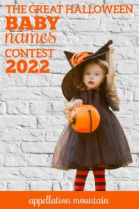 Great Halloween Baby Names Contest 2022