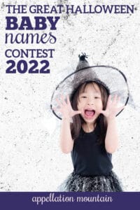 Great Halloween Baby Names Contest 2022 quarter finals
