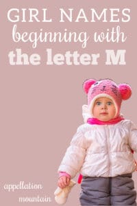 girl names starting with M