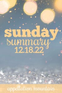 Sunday Summary 12.18.22