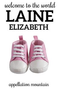 Welcome Laine Elizabeth
