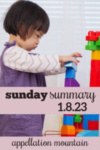 Sunday Summary 1.8.23