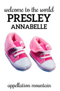 Welcome Presley Annabelle