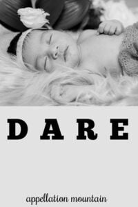 baby name Dare