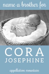 Name Help: A Brother for Cora Josephine