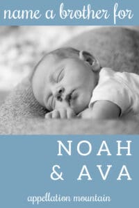 Name Help: Brother for Noah and Ava