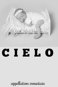 baby name Cielo
